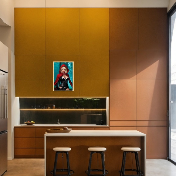 “Little”Red Riding Hood 13” x 19” Fine Art Print - only 6 signed prints made - Picture 3 of 5